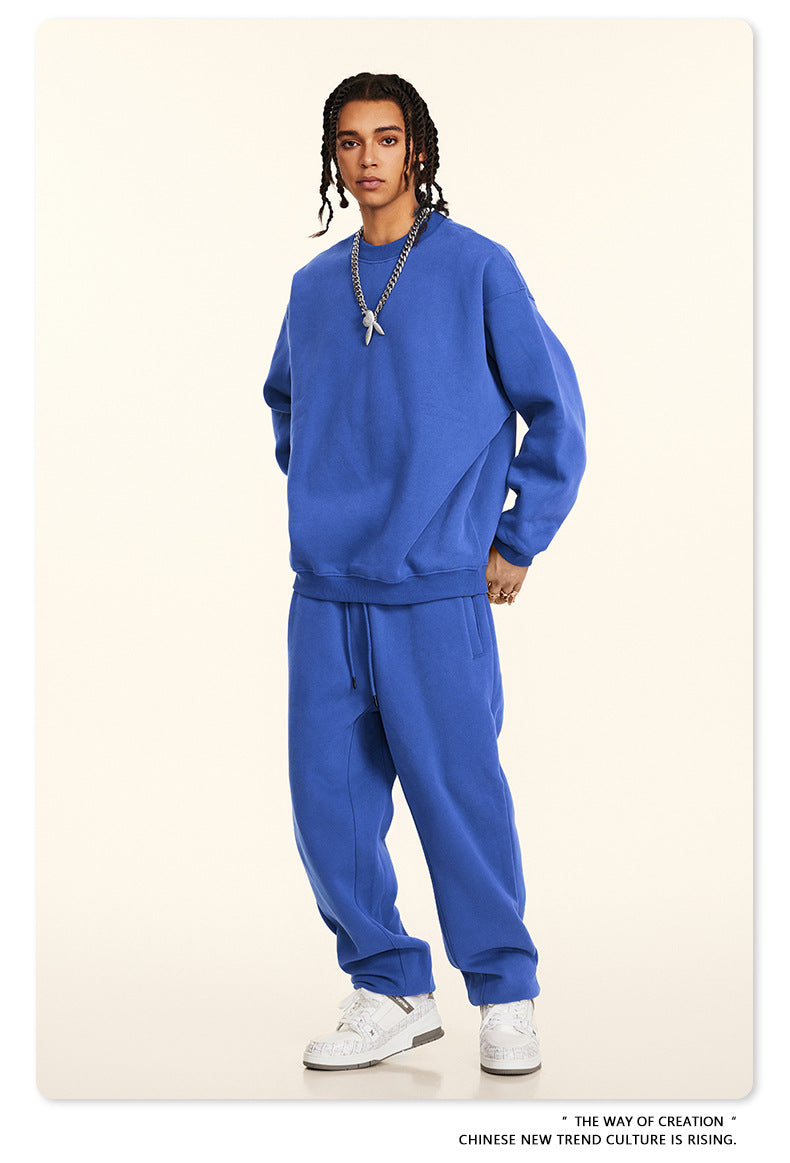 Fleece Lining Oversize Sweatshirt