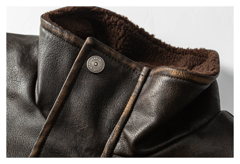 Veste en cuir américaine vintage