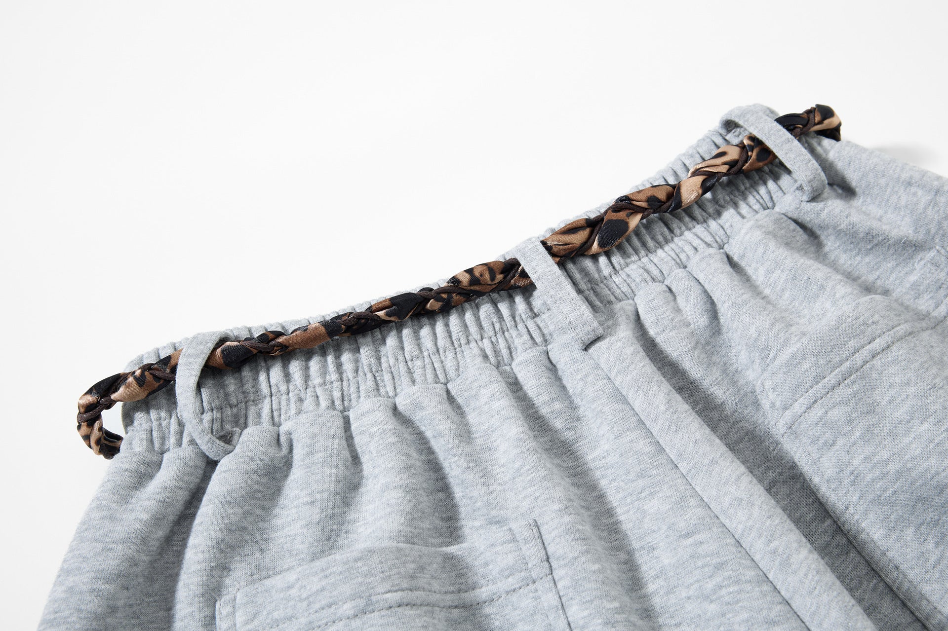 Sporty Curved Wide Leg Pants