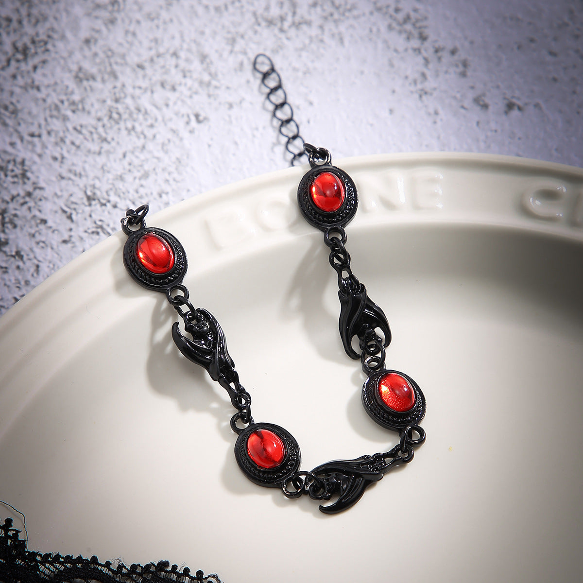 Collier et bracelet gothique Bloody Mary