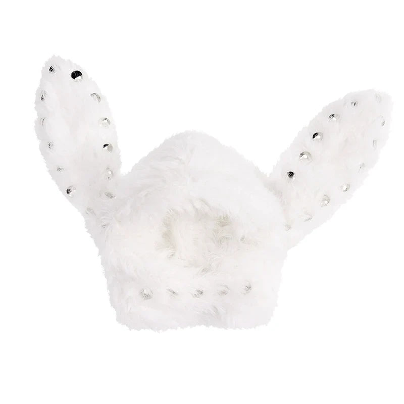 Studded Rabbit Ear Hat