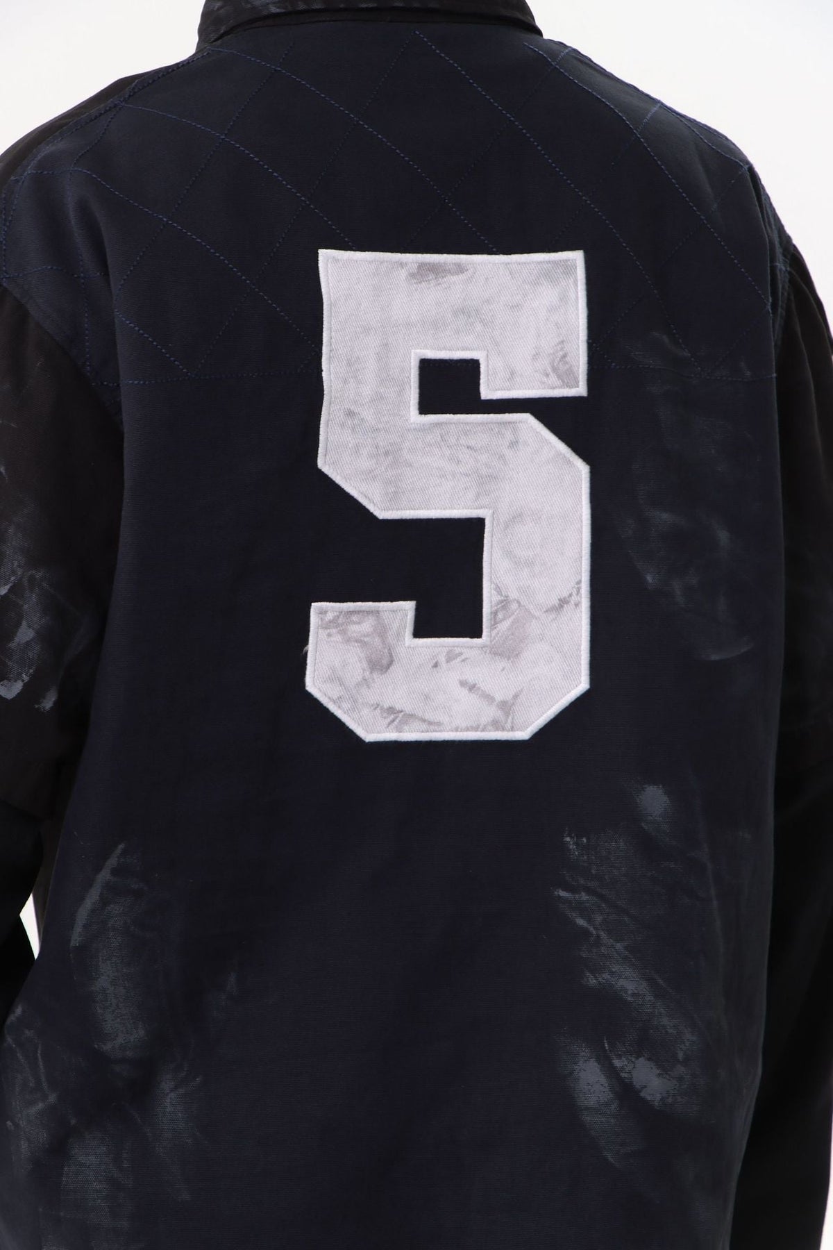 Dirty Washed Fake Layered Long Sleeve T-Shirt