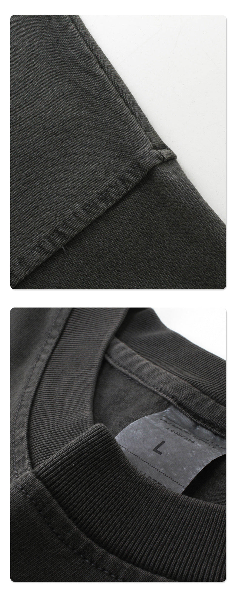 Oversize Washed Short-sleeve-T-shirt & Washed Short Sweatpants Setup