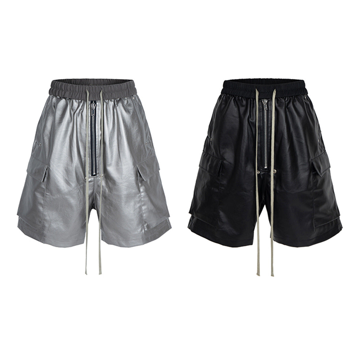 Matte Coated Cargo Short