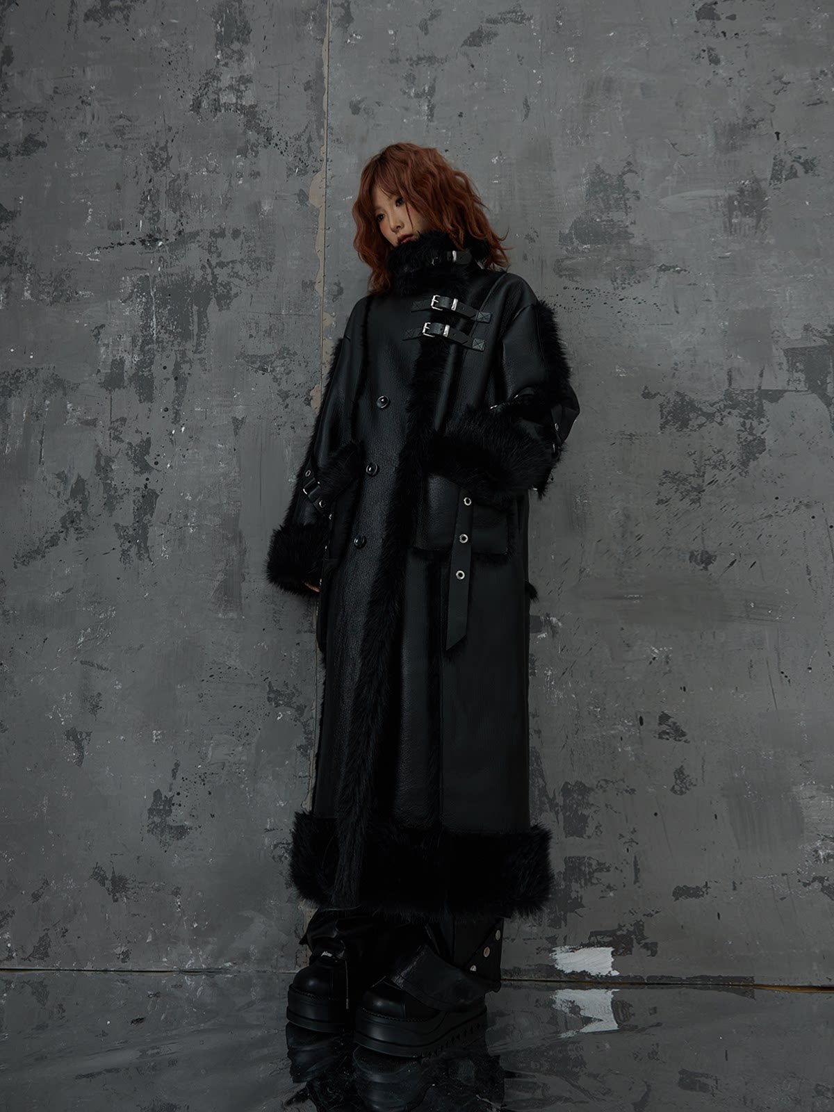 Heavy Thickened Fake Fur Shearling Coat