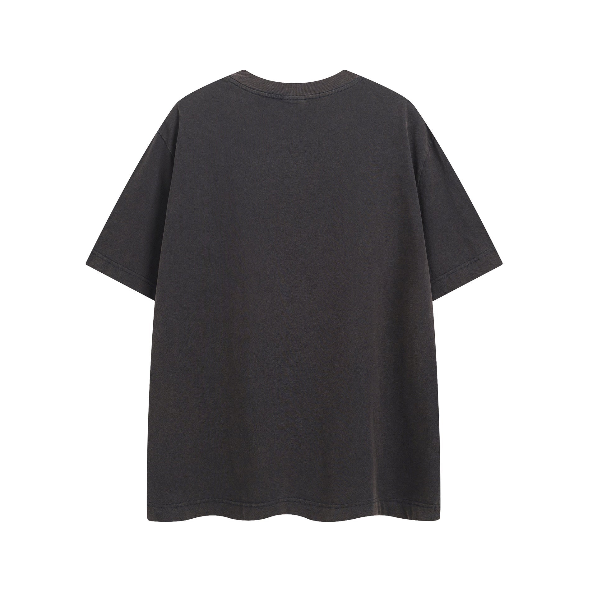 Washed Letter Print Short Sleeve T-Shirt