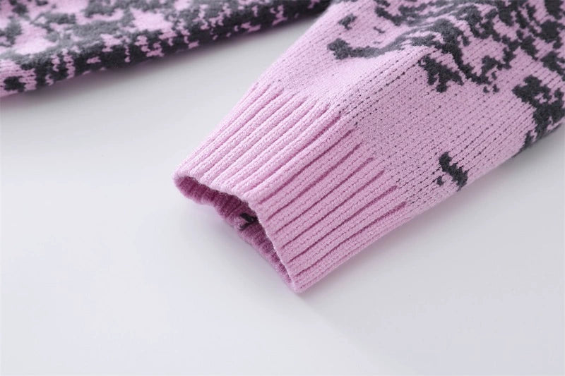 Graffiti Fade Printed Sweater