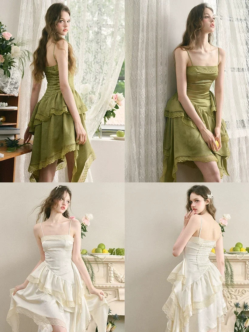 Irregular Hem Length Camisole Dress