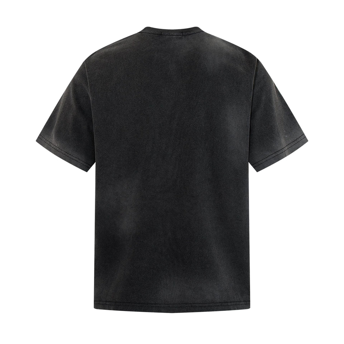 Washed Handwriting Print Short Sleeve T-Shirt
