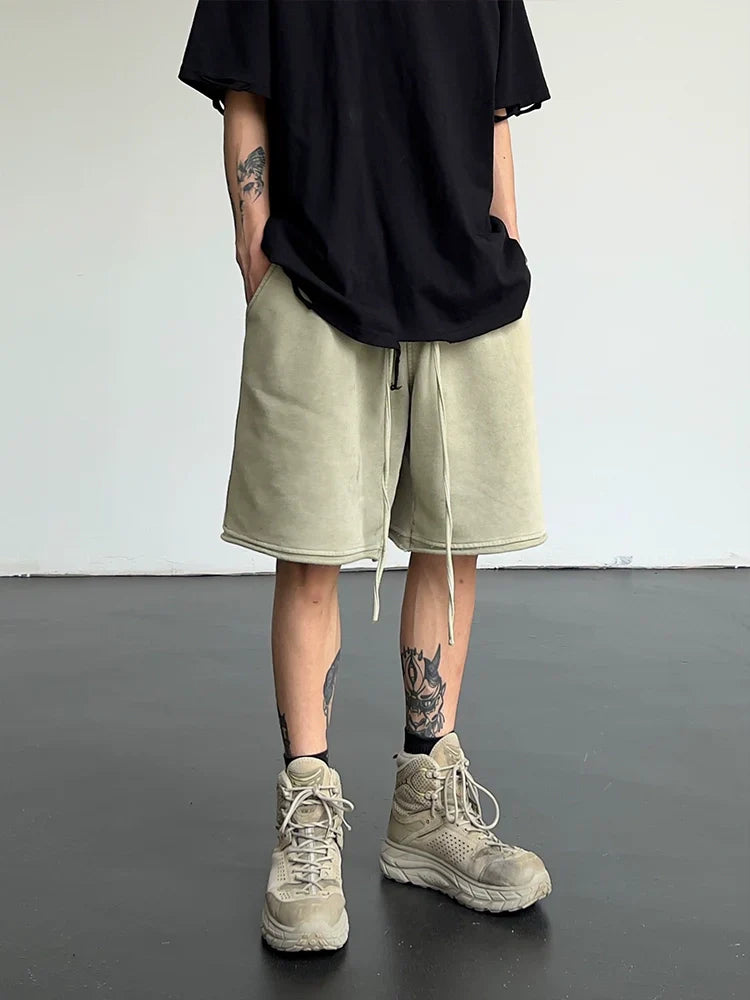 Wide Leg Short Sweatpants