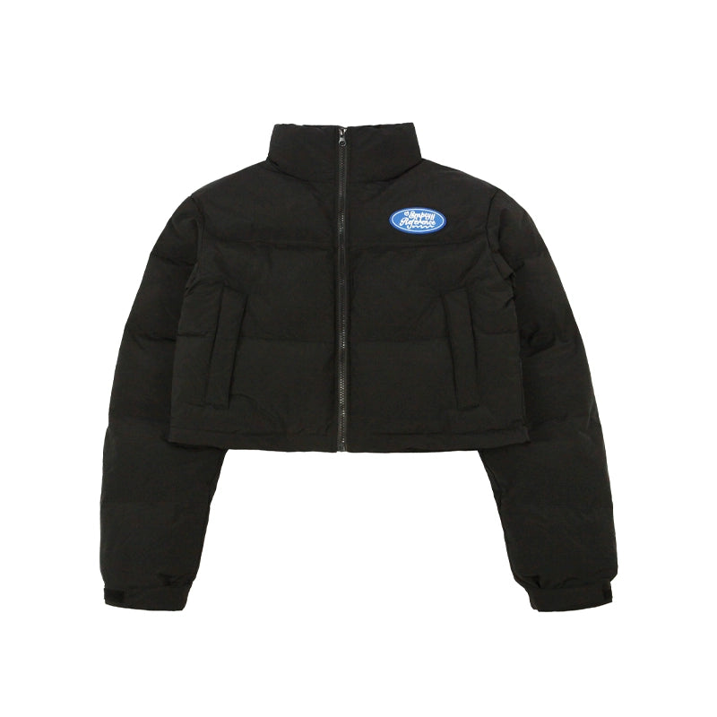 Chaqueta acolchada de capas de lujo retro