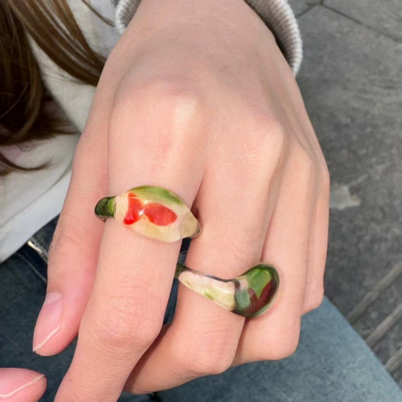 Y2K Fish Summer Ring