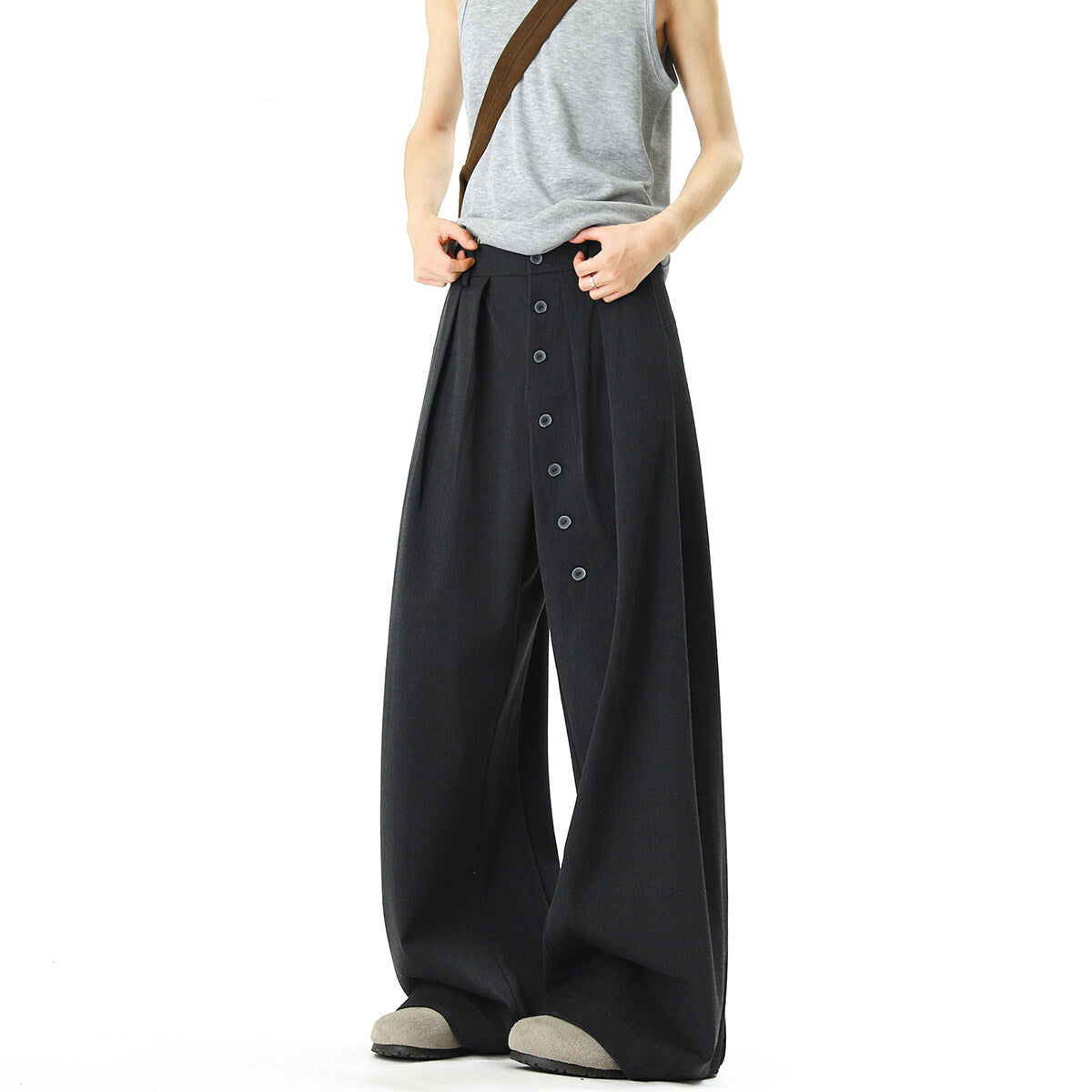 High Street Trendy Drape Yamamoto Pants