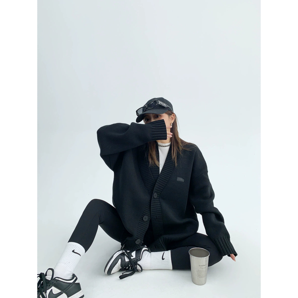 Oversized Heavyweight Knit Cardigan