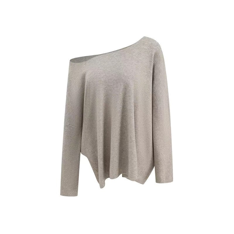 Women's One-Line Neck Sweater
