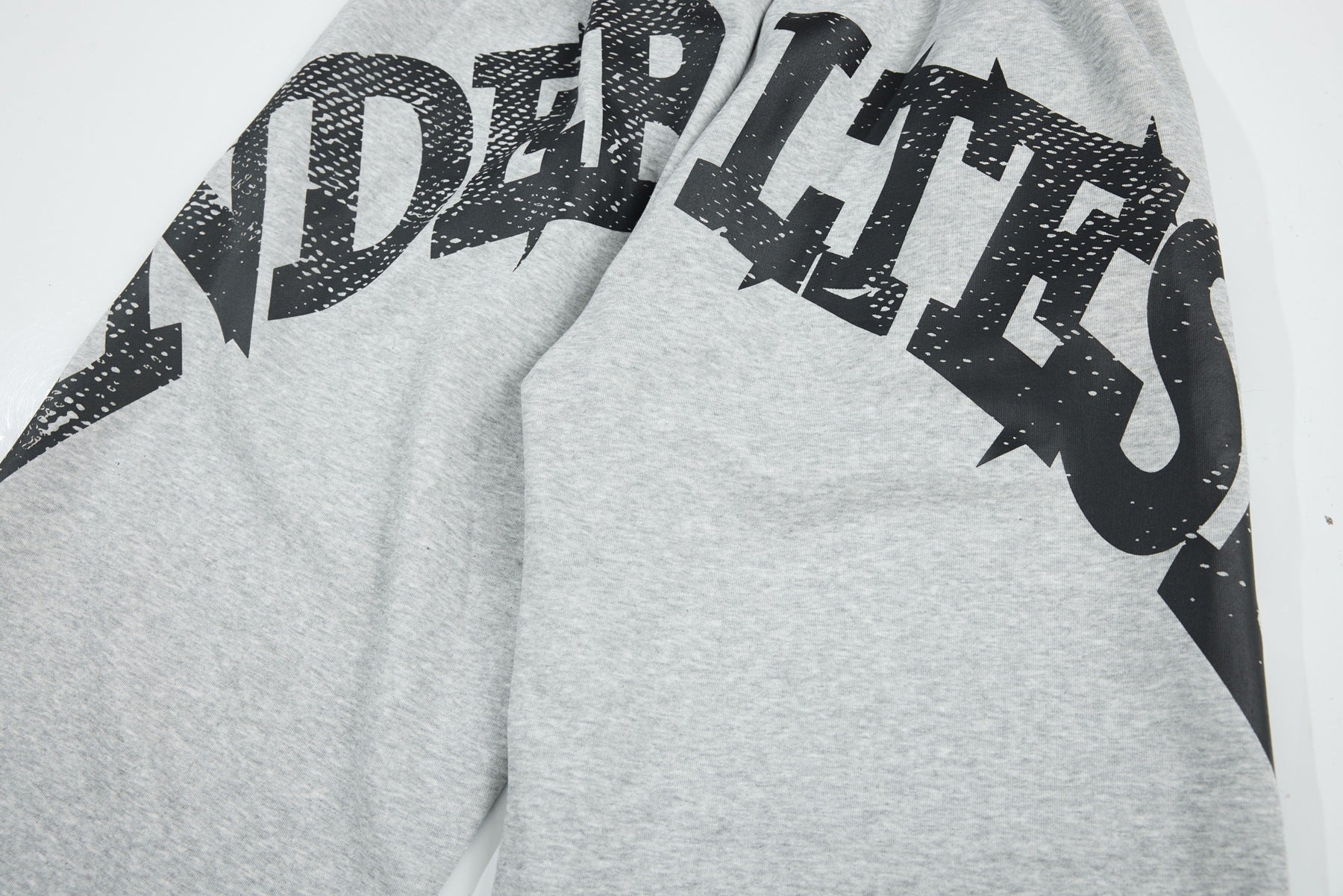 Letter Graphic Wide Leg Sweatpants