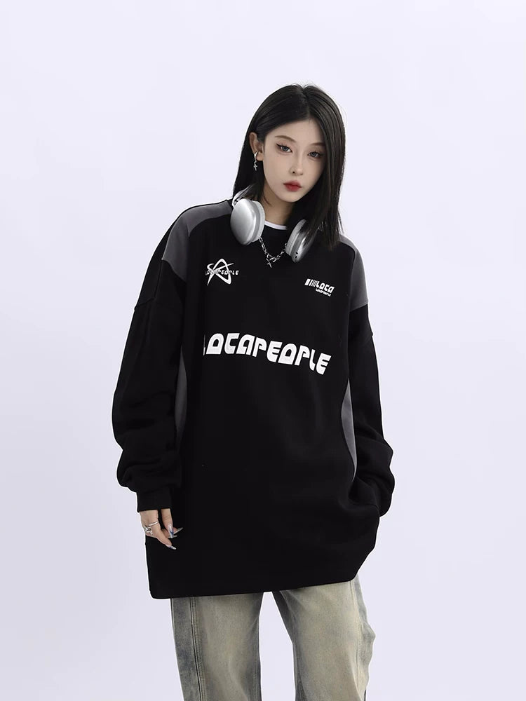 Oversized Round-Neck Sweatshirt