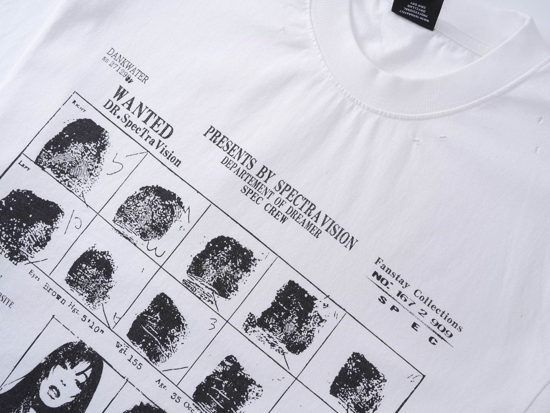 Washed Letter Print Short Sleeve T-Shirt