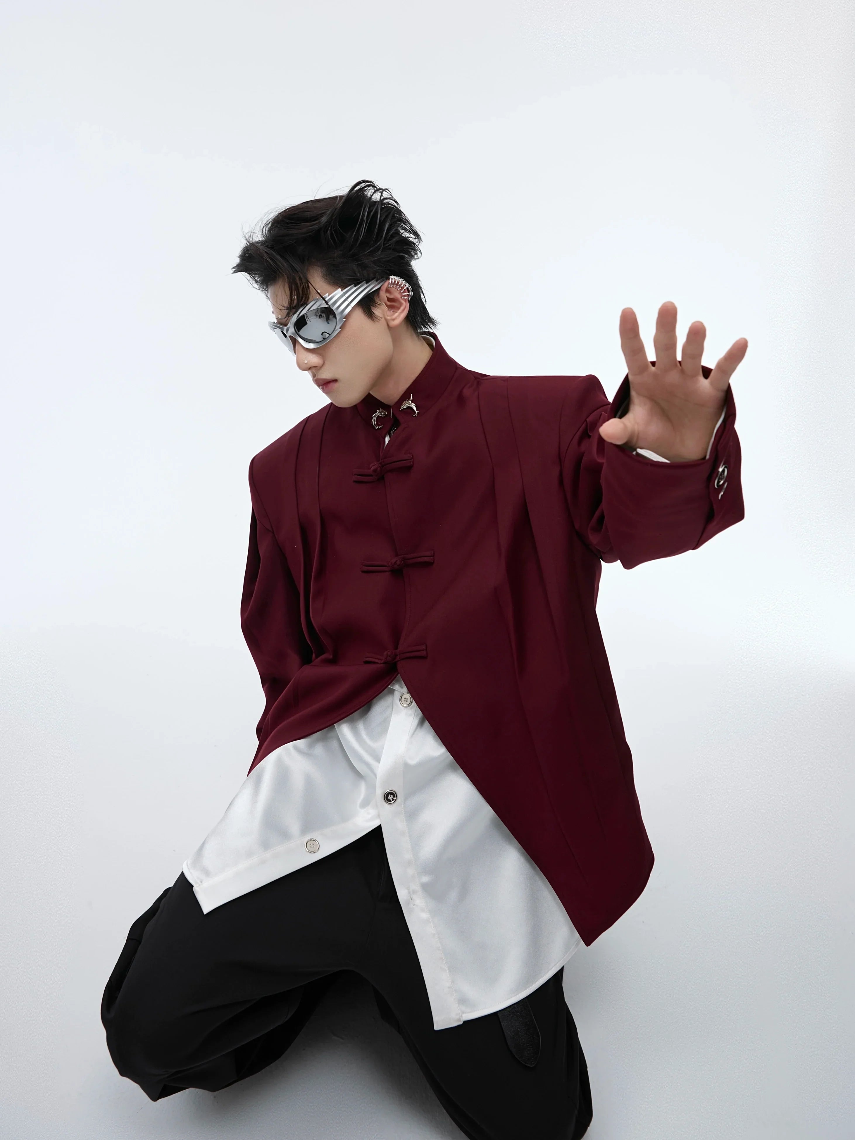 Chinese Style Stand Neck Jacket
