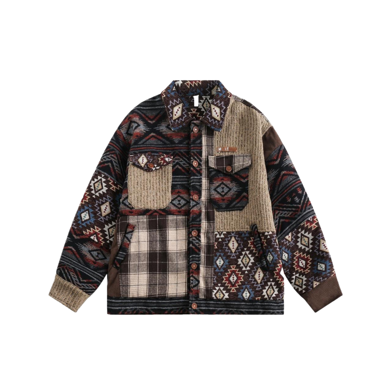 Maillard Style Patchwork Jacket