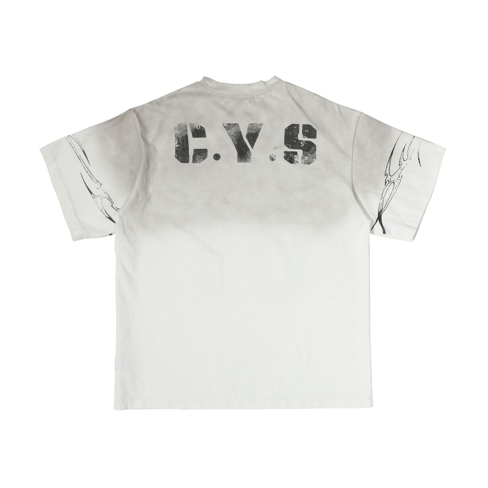 Washed Number Print Short Sleeve T-Shirt