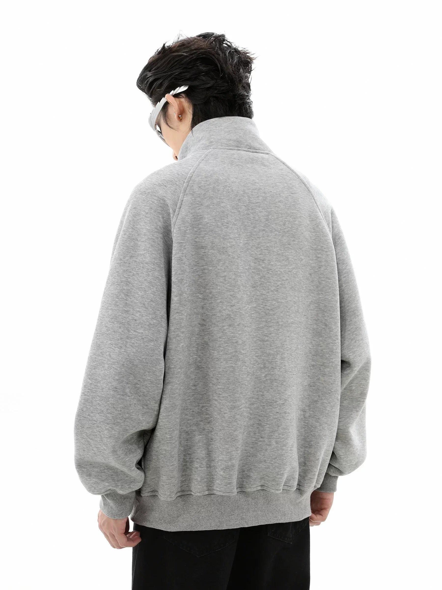 Heavyweight Double Ziper Sweatshirt