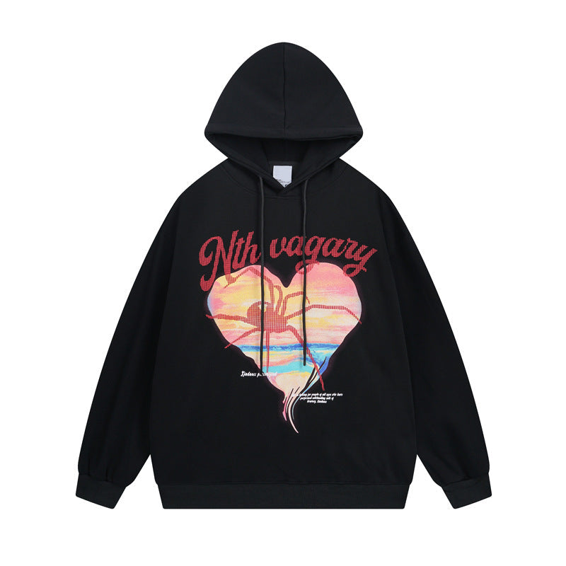 Sudadera con capucha Love Spider