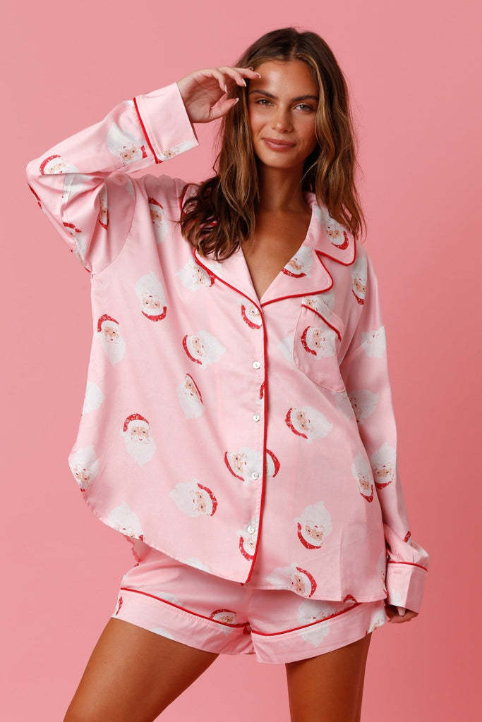 Pink snowman