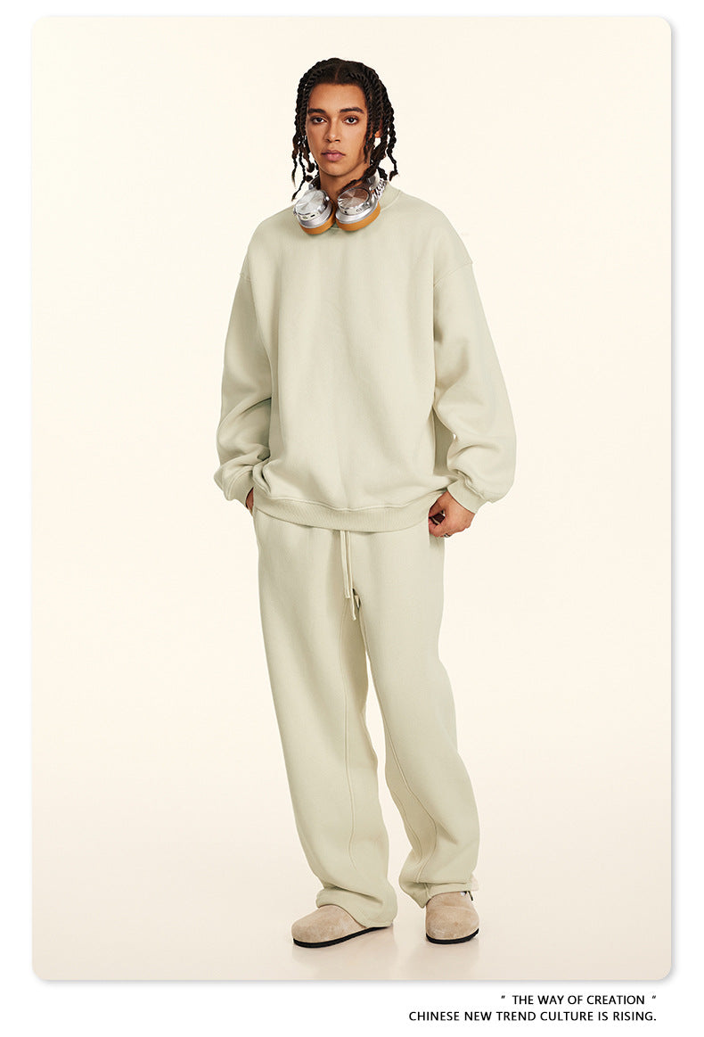 Fleece Lining Oversize Sweatshirt
