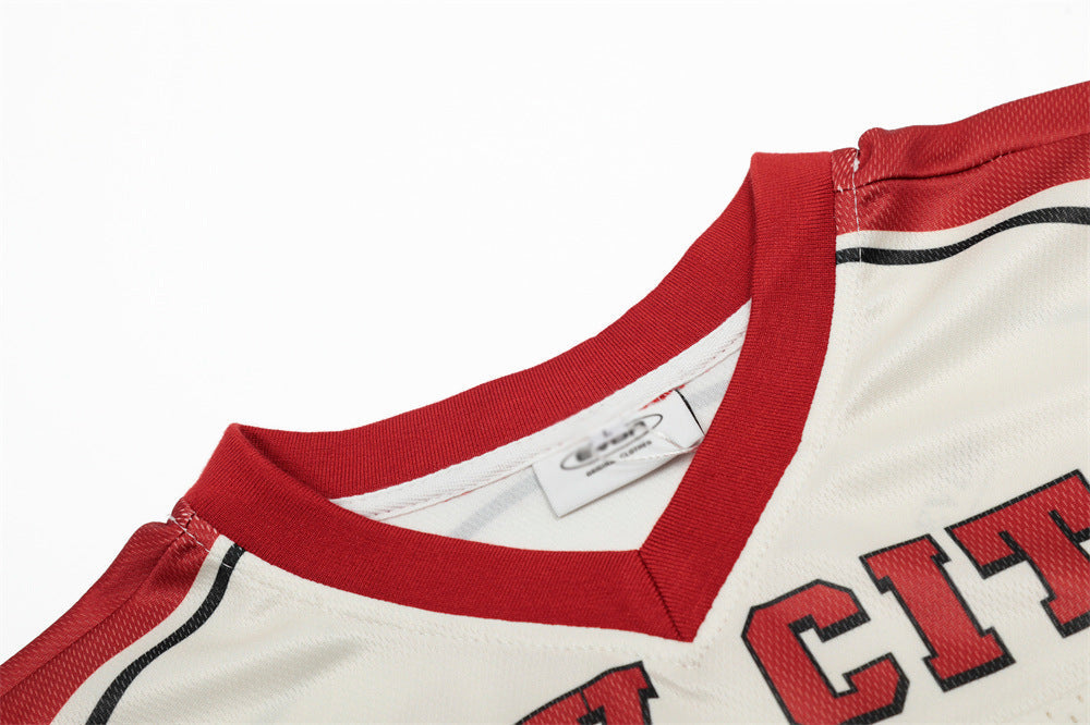 New City V-Neck Sports Jersey