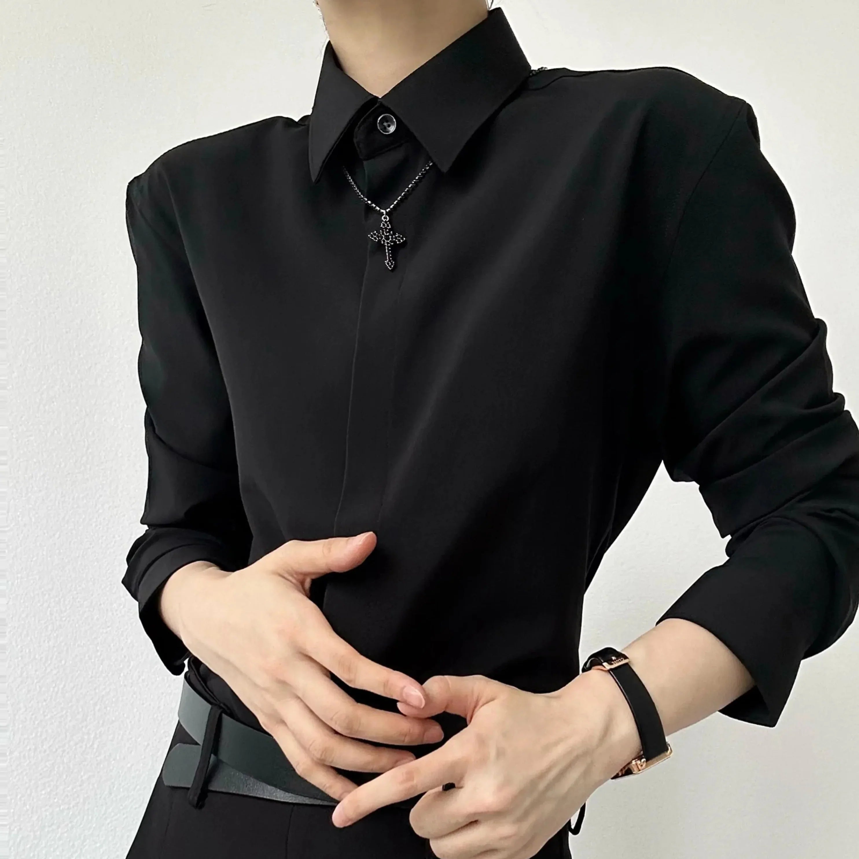 Drape Long Sleeve Shirt