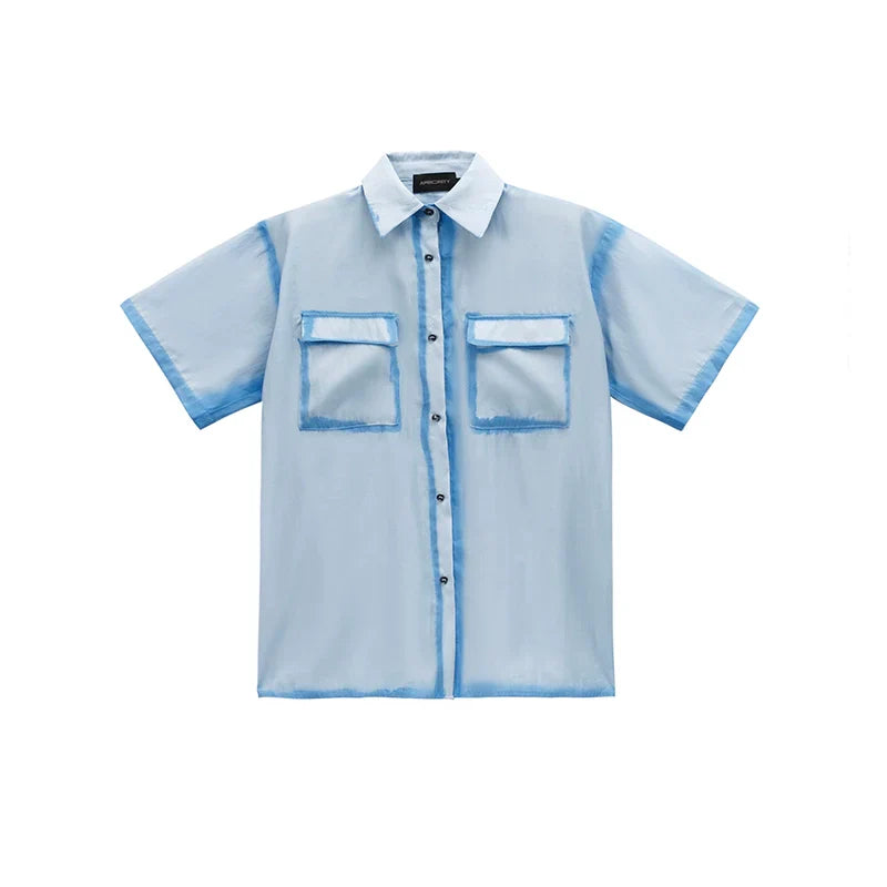 Lightweight Breathable Oversize Short Sleeve Shirt