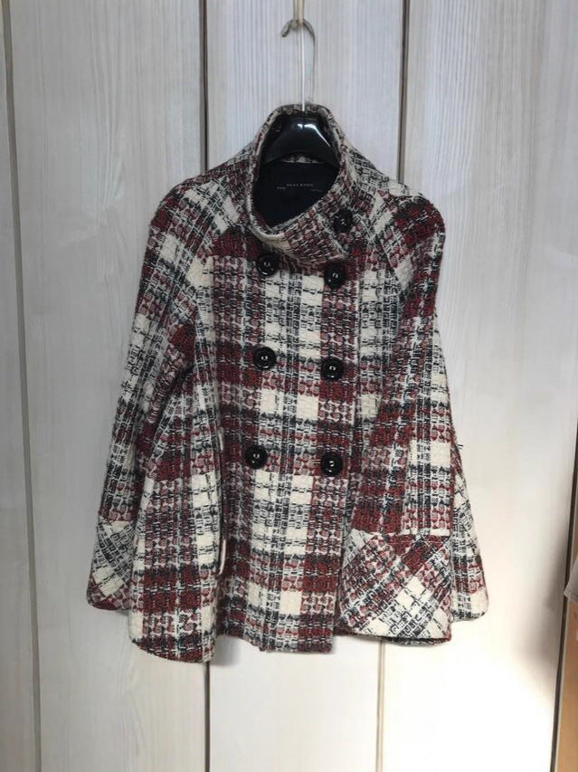 Cappotto di lana piccolo ispessito
