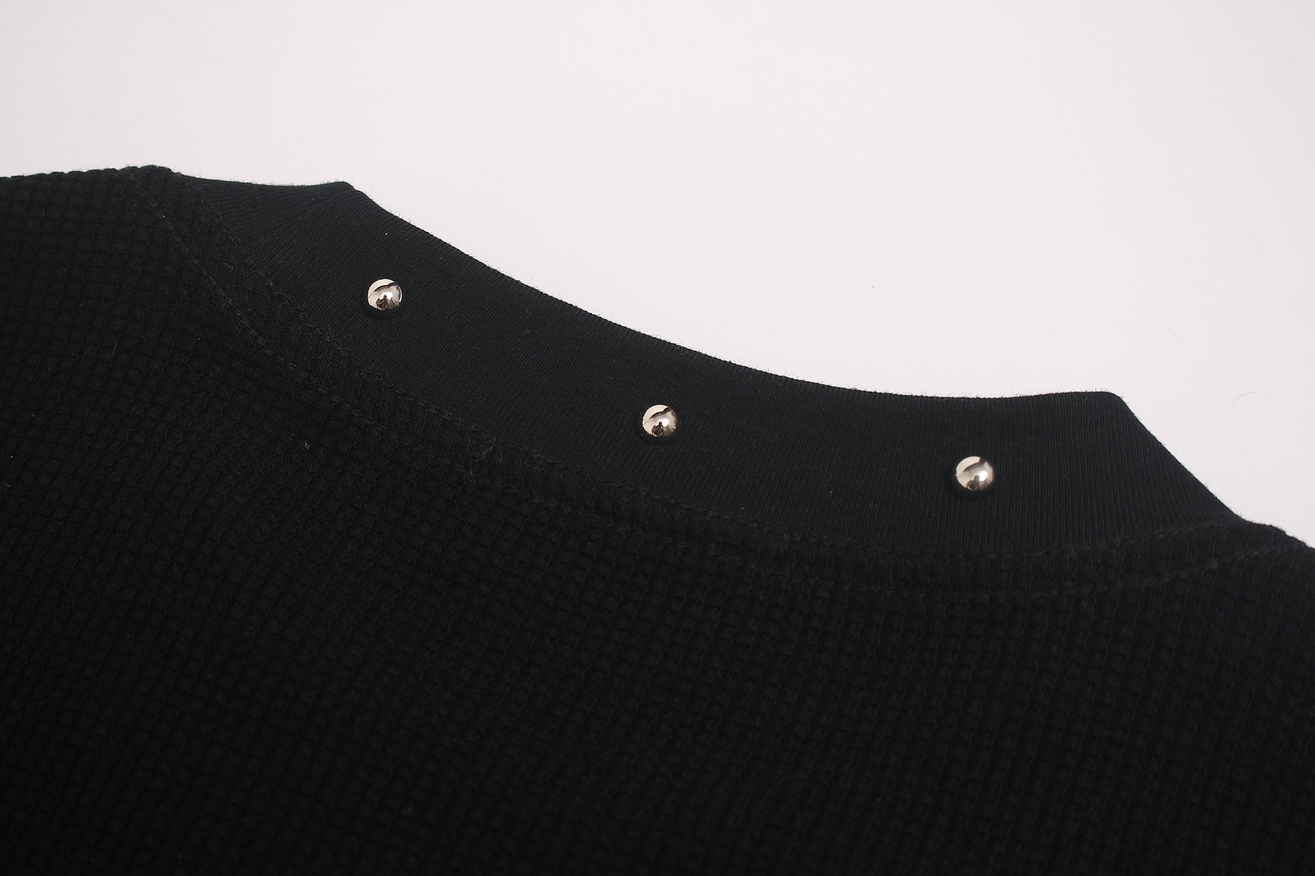 Portrait Studs Detail Short Sleeve T-Shirt