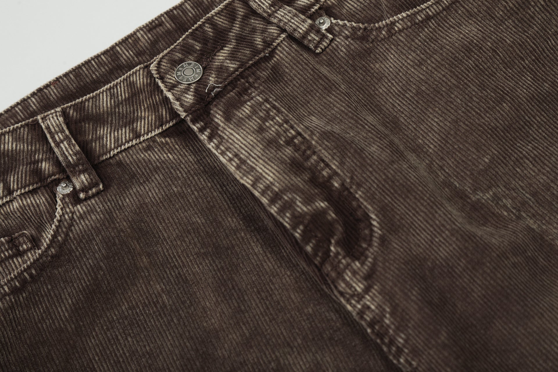Faded Straight Denim Jeans