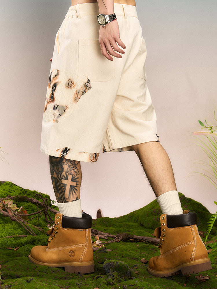 Burn Print Short