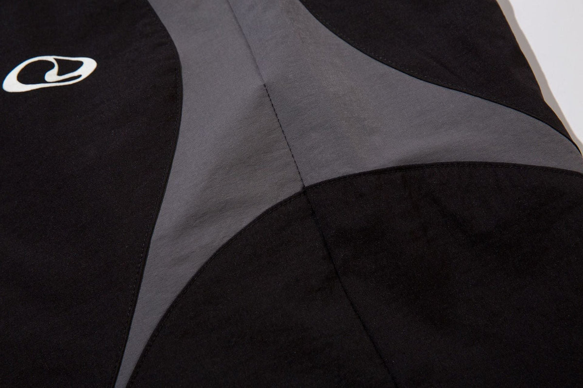 Panel Drawstring Straight Sporty Pants