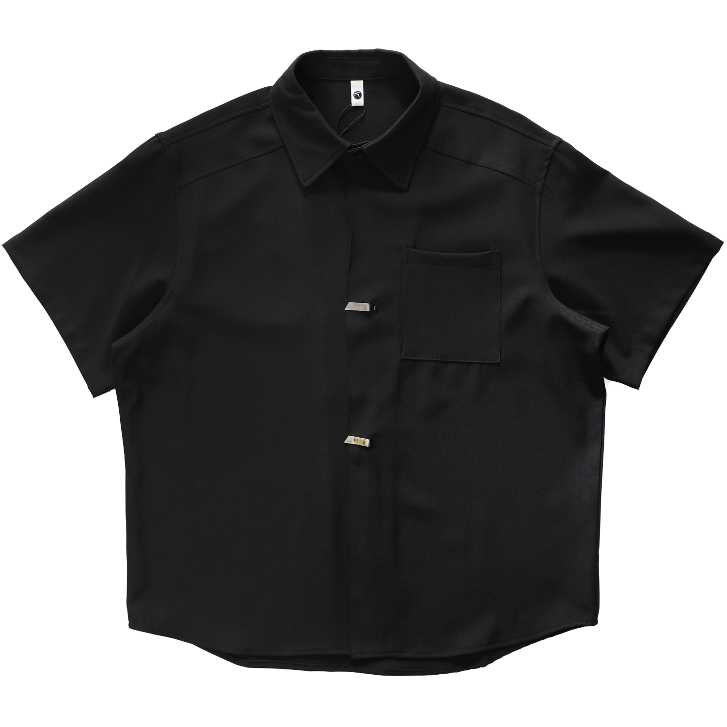 Plain Oversize Short Sleeve Shirt