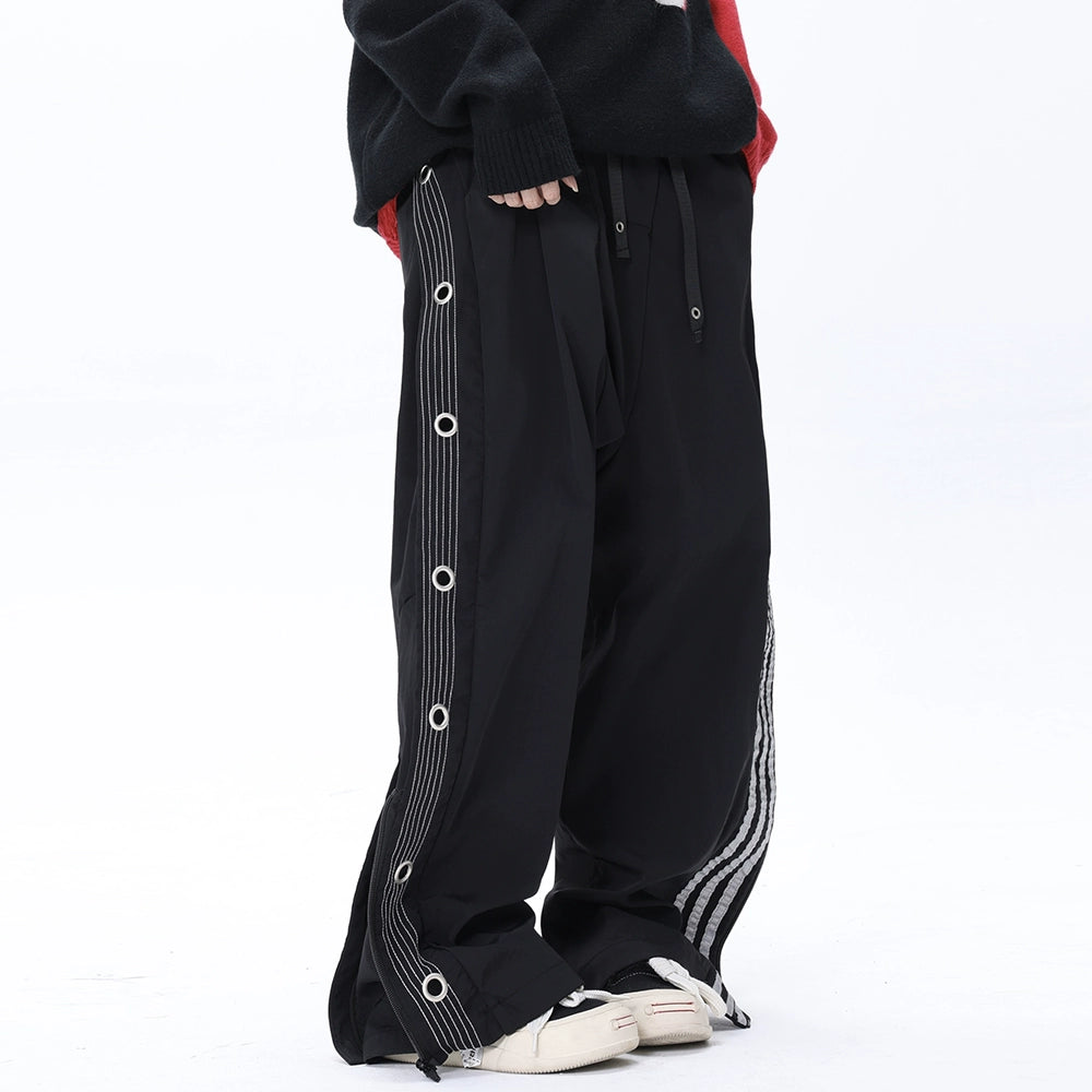Belted Loose Flare Sweatpants