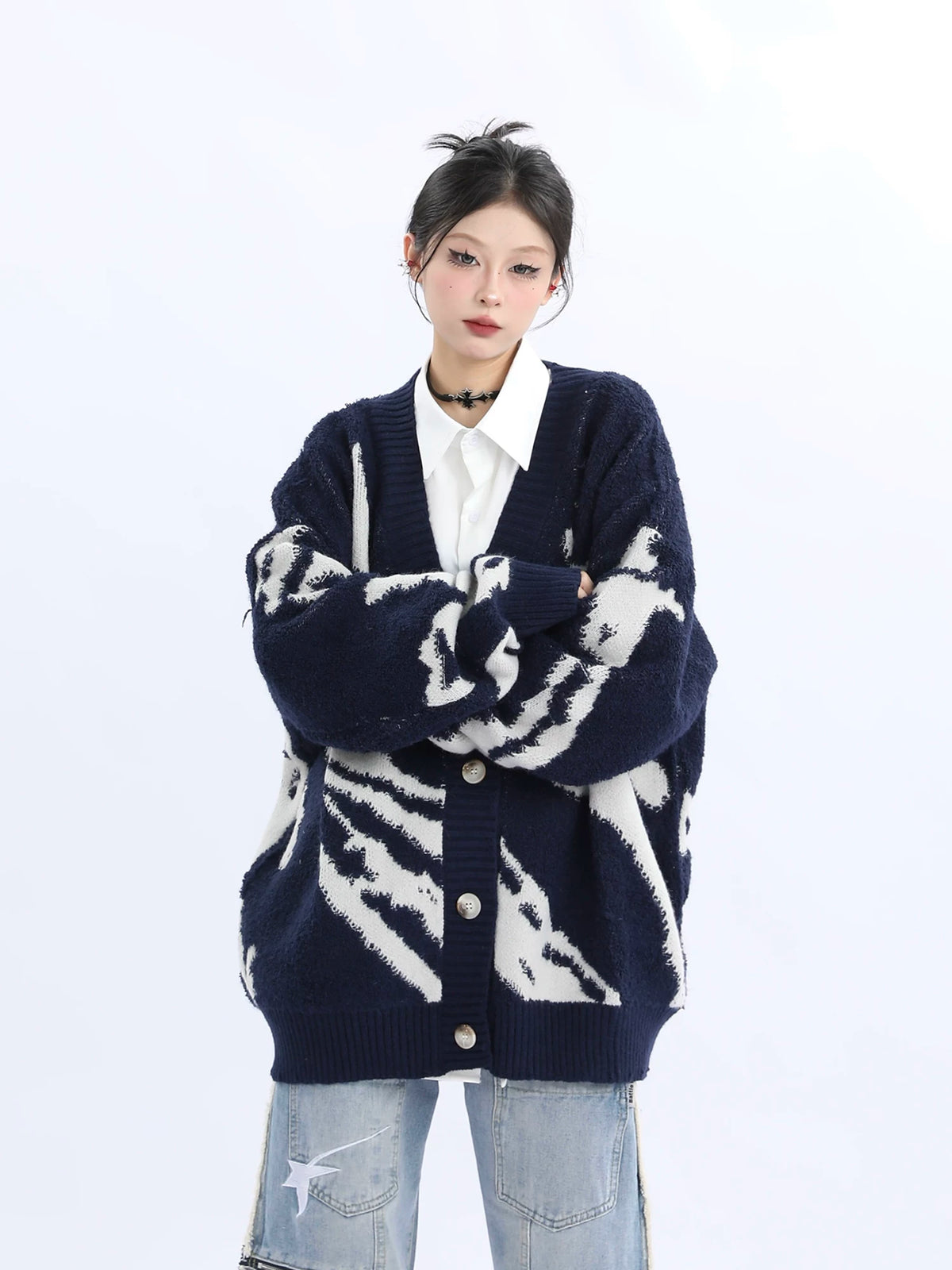 Oversized Knit Cardigan