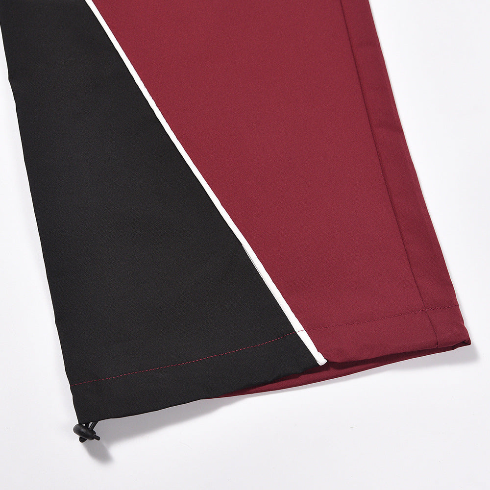 Side Stripe Patchwork Pants
