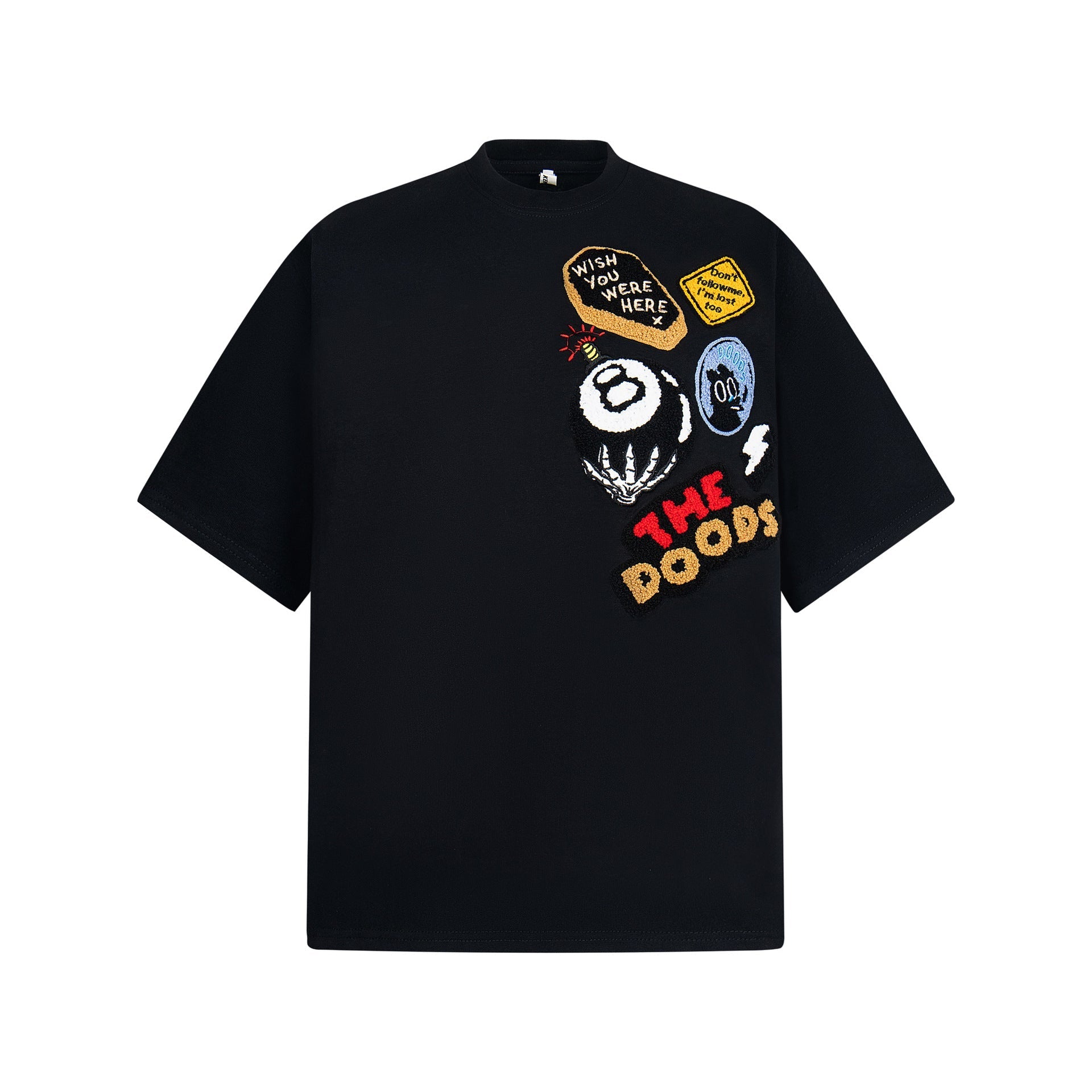 Heavyweight 8 Ball Graphic Oversize Short Sleeve T-Shirt