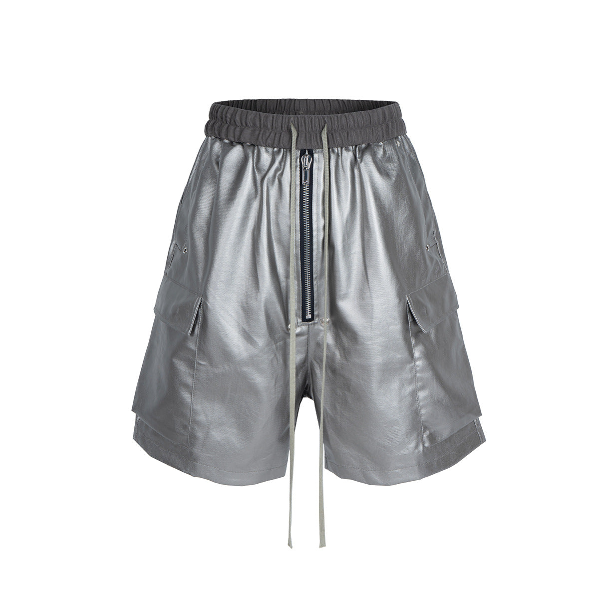 Matte Coated Cargo Short