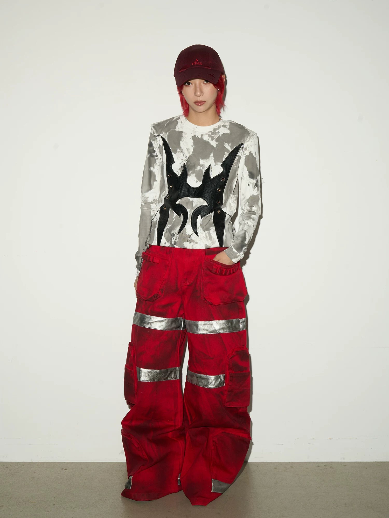 Reflective Stripe Cargo Pants