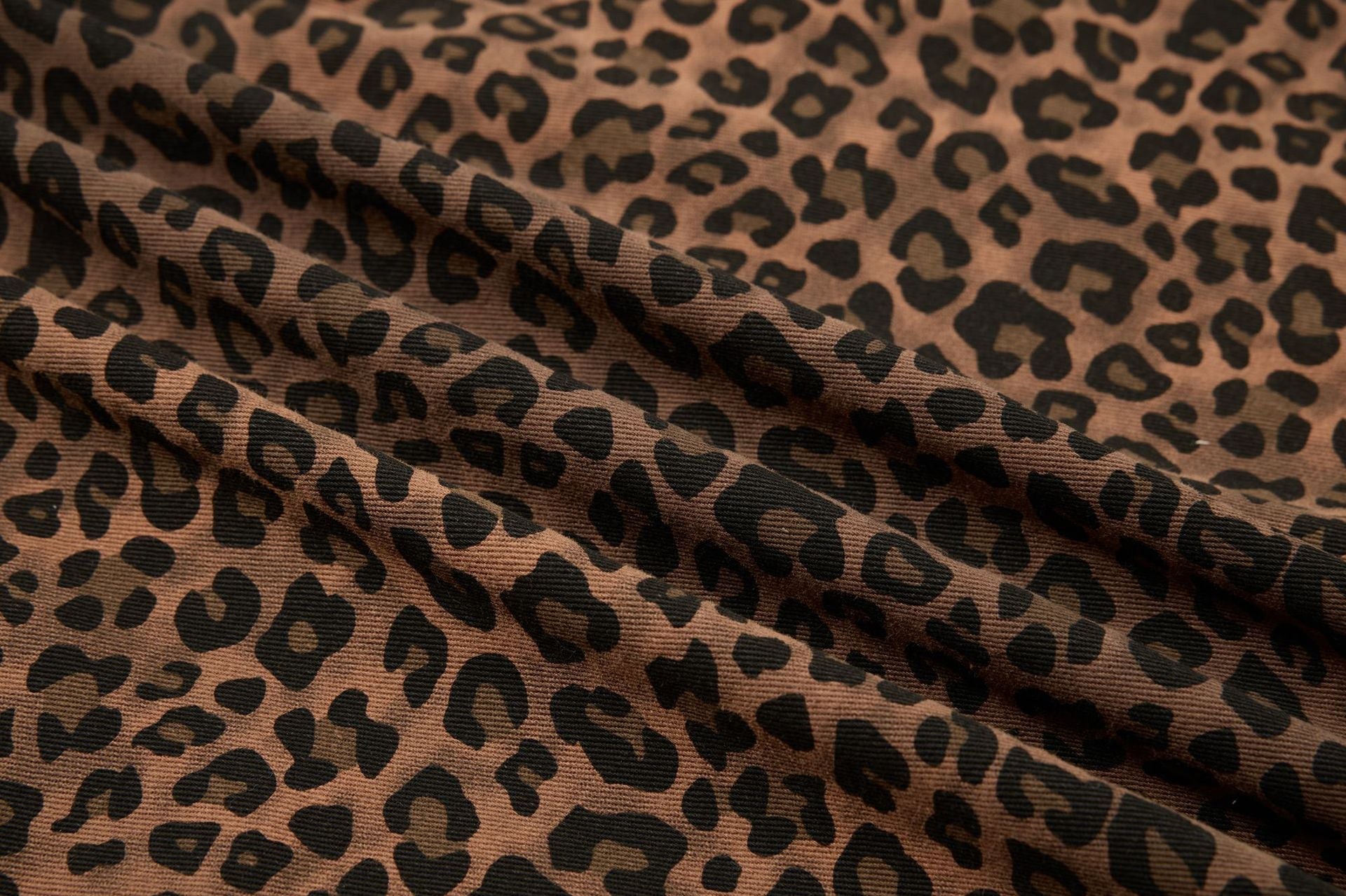 Leopard Heart Patch Short Sleeve Shirt