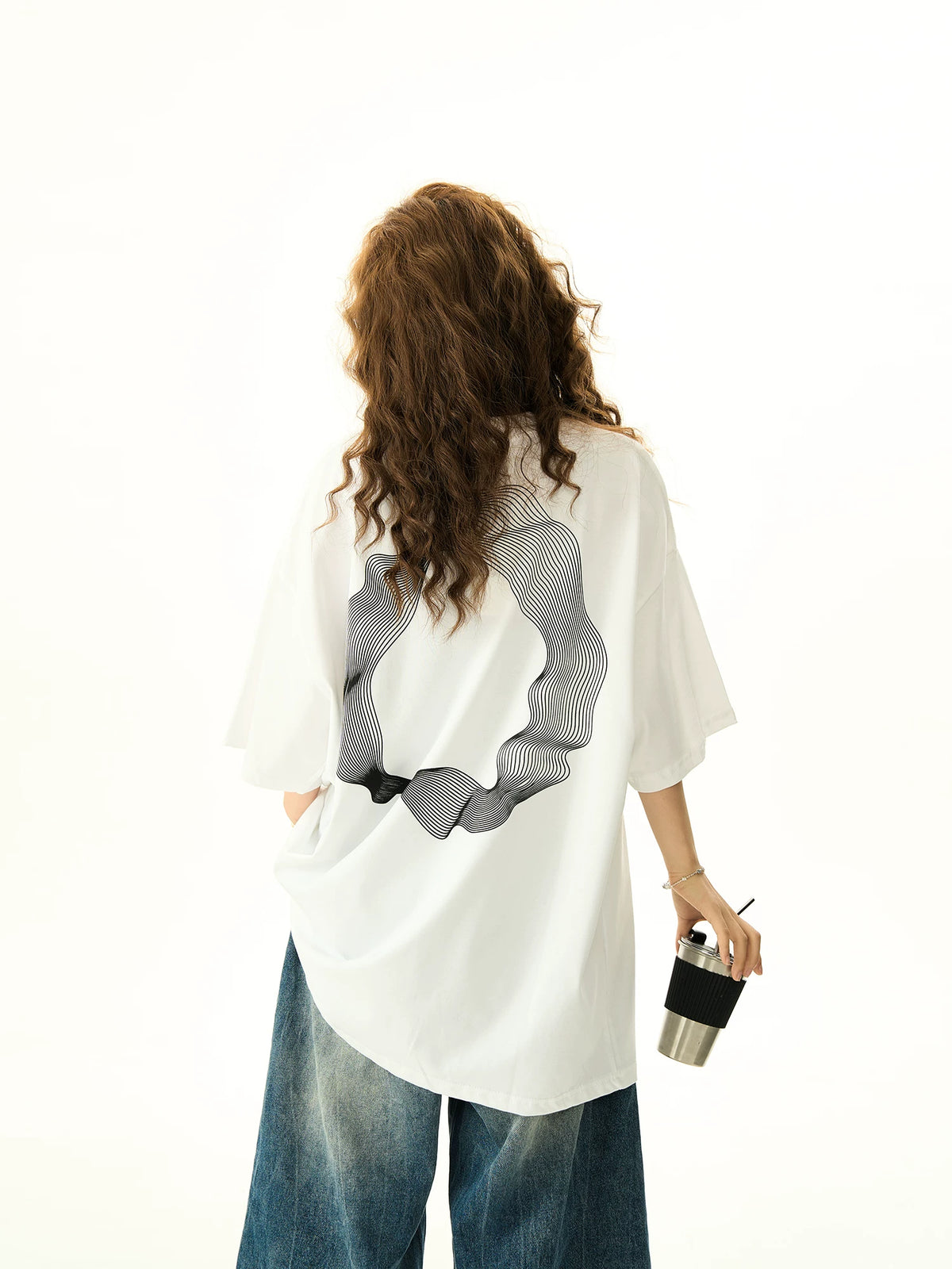 Geometric Print Short Sleeve T-Shirt