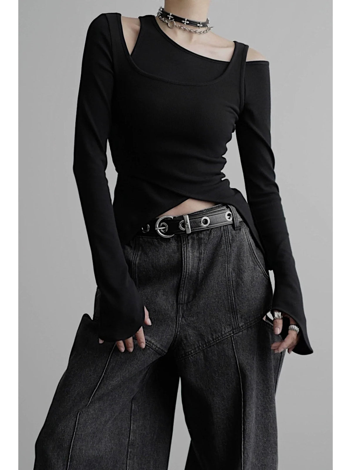 Irregular Knit Top