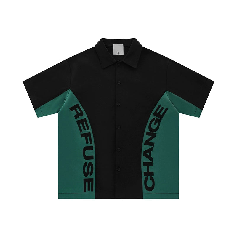 Refuse Change Embroidery Shirt