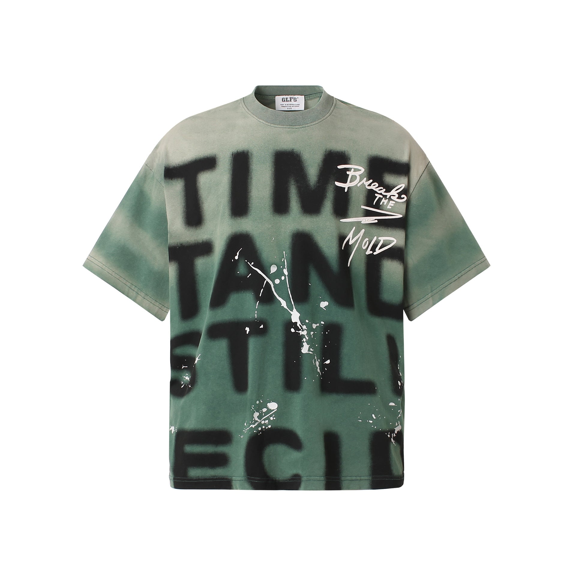Washed Gradient Oversize Short Sleeve T-Shirt