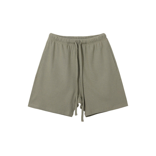 Waffle Shorts - green / S